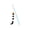 B, variant on Interactive Cat Teaser Wand Toy with Plush Rabbit Star Charms and Colorful Feathers, Durable Play Rod with 27-inch Elastic Rope for Indoor Cats & Kittens Enrichment and Exercise
