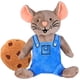 thumbnail image 1 of Xiumon Si le das al ratón una galleta de peluche de 4 pulgadas, galleta y ratón de peluche, 2 piezas, los animales de peluche de Book Buddies son para niños y maestros, 1 of 4