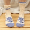 thumbnail image 3 of Women's Super Soft Warm Microfiber Fuzzy Cozy Animal Socks, 03 Elephant - 3 Pairs Value Pack, 3 of 6