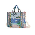 thumbnail image 7 of FORMRS Womens Corduroy Tote Bag Crossbody Shoulder Handbag with Pocket, Pink Seaside, 7 of 7