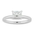 thumbnail image 6 of ESTE ORIGIN 2.00Ctw East-West Radiant Moissanite Solitaire Engagement Ring with Hidden Halo in 10K White Gold for Women, 6 of 8
