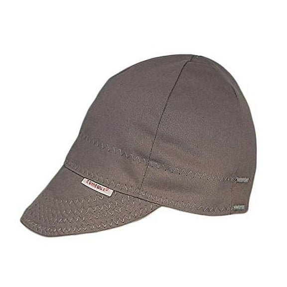 comeaux caps reversible welding cap solid grey size 7