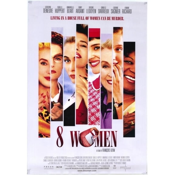 Posterazzi MOVAG5808 8 Women Movie Poster - 27 x 40 in.