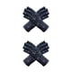 thumbnail image 1 of Manoplas de protección solar Qarigey Antideslizantes Ropa de verano Negro Floral 2Conjunto, 1 of 6