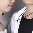 thumbnail image 6 of HOOUN Magnetic Couple Heart Necklaces Sweater Chain Fashion Jewelry Lovers Gifts -2, 6 of 9