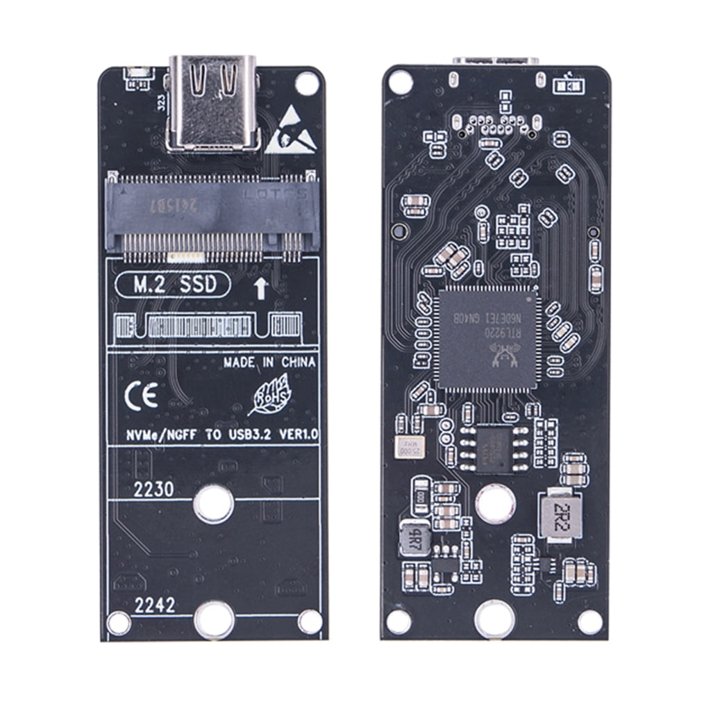 Zeiwohndc M.2 NVMe SSD to USB C Enclosure USB 3.2 Gen2x2 Rapid Transfer Case External