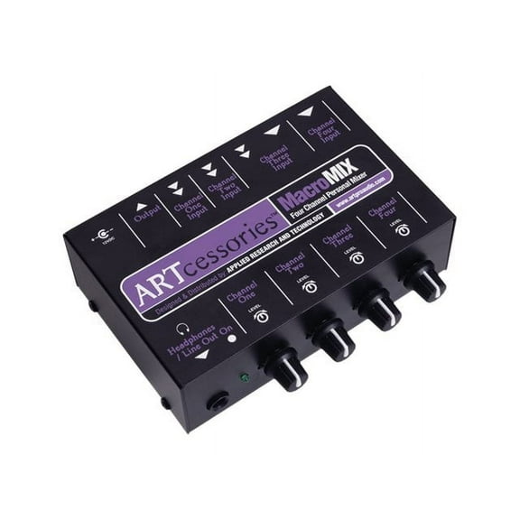 ART MacroMIX 4-Channel Line Mixer