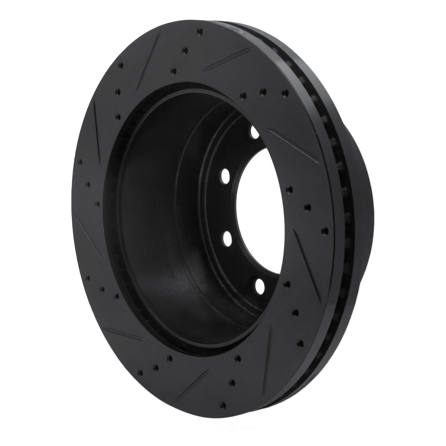 Dynamic Friction Company 633-54227R DFC Brake Rotor - Drilled And Slotted - Black