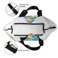 thumbnail image 4 of Balery Colorful Fish 1 Bolsa Tote Estilo Estético con Cremalleras, Bolsa de Hombro, Bolsa de Compras Grande y Plegable, 4 of 8