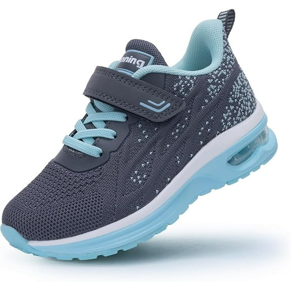 AiEles Kids Tennis Running Airy Shoes Boys Girls Athletic Lightweight Sports Walking Sneakers