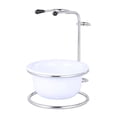 thumbnail image 1 of Guardurnaity Estante de almacenamiento, soporte para cuenco, soporte para cepillo, multiusos, exquisito ahorro de espacio, artesanía de hierro, Pinceles de maquillaje y herramientas Blanco, 1 of 6