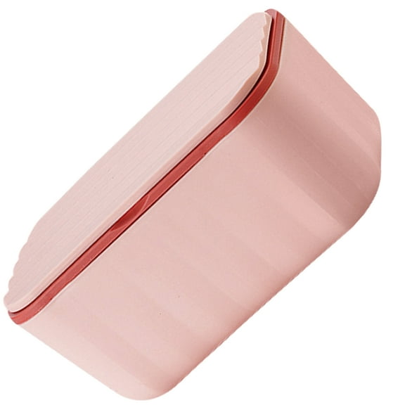 FRCOLOR  Multifunctional Tissue Box Decorative Holder Storage Cases Paper Towel Office Pink