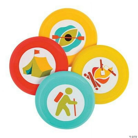 Camp Mini Flying Discs - 72 Pc., Birthday, Toys, 72 Pieces