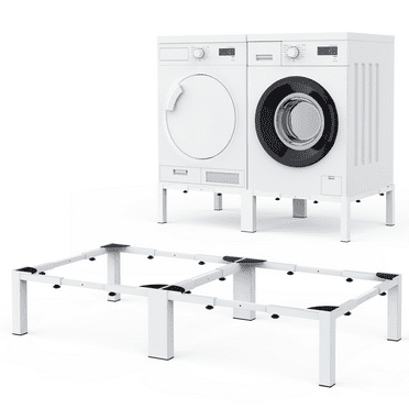 Adjustable Feet 2-in-1 Laundry Pedestal Matalde Washer and Dryer Pedestals for Washing Machines and Refrigerators