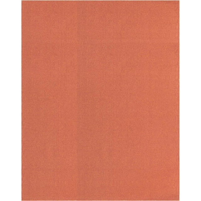 Unique Loom Everyday Shag Plush Area Rug 7' 10 x 10' Rectangle in Terracotta