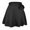 Black, variant on PATLOLLAV Clearance Womens Fashion Casual Solid High Waist Satin Lace-Up Short Skirt