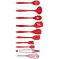thumbnail image 3 of , 10Pcs Set Silicone Kitchen Utensils Kitchenware Non Stick Spatula Spoon Eggbeater Brush Cookware, 3 of 8