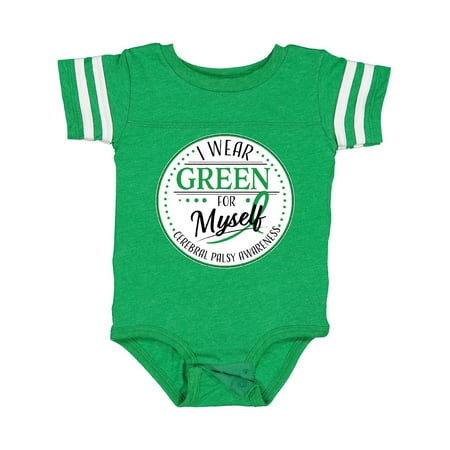 

Inktastic I Wear Green for Myself- Cerebral Palsy Awareness Gift Baby Boy or Baby Girl Bodysuit