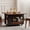 Black,Walnut, variant on Coffee Table, Modern Side Table With Foldable Top 4 Casters And Multi Tier Storage, Space Saving Furniture For Living Room, White Walnut
