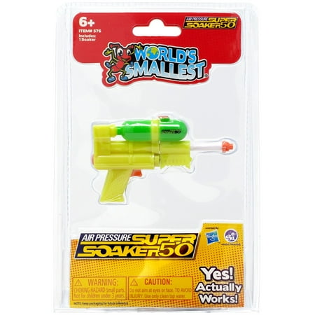 Nerf World's Smallest Air Pressure Super Soaker 50