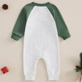 thumbnail image 6 of newwalpole My First Christmas Baby Boy Girl Outfit Infant One Piece Jumpsuit Newborn Christmas Romper Fall Winter Clothes Light Gray for Size 6-12 Months, 6 of 8