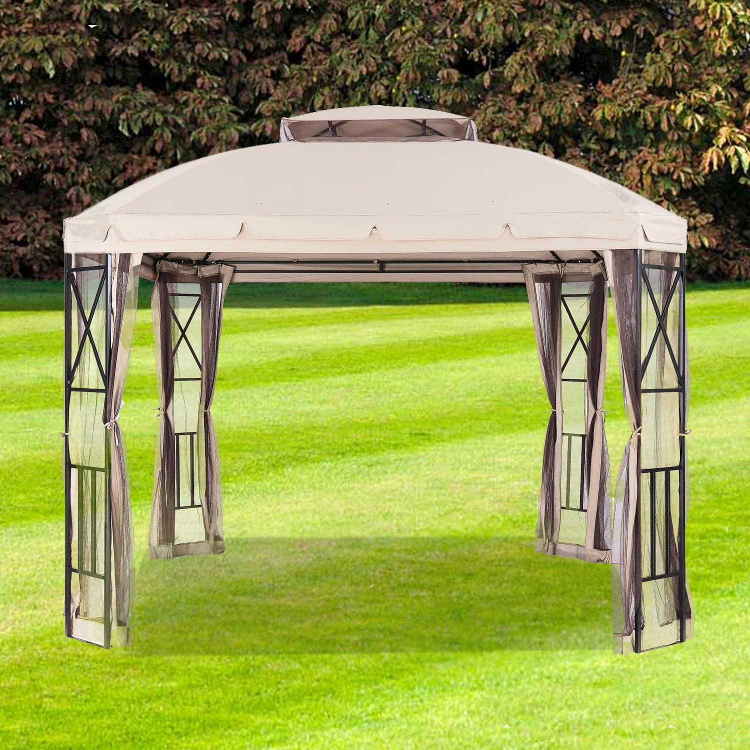 Garden Winds Replacement Canopy Top Cover for Alton Heights Gazebo - RipLock 350