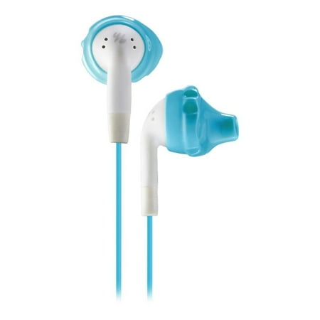 Aqua Headphone (Yurbuds Inspire 100 Noise Isolating In-Ear Earbud Sport Headphones with Twist Lock and FlexSoft Comfort Fit Technology, Aqua (Non-Retail)