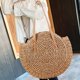 thumbnail image 3 of Bolso Playa Verano Bolso Hombro Tejido A Mano Hueco para Viajes (marrón L), 3 of 9