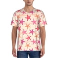 thumbnail image 4 of Haiem Hip Hop Hipster Baseball Jersey Button Down Shirts Sports Uniforms Men Women Jersey(Starfish,3X-Large), 4 of 9