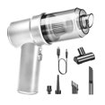 thumbnail image 4 of Aspiradora de mano inalámbrica para coches pequeños, 120 W, 40 000 RPM, portátil, 18 cm x 15,8 cm Blanco, 4 of 9