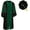 Emerald green, variant on Unisex Doctoral Graduation Gown and and 8-Side Tam with Gold Piping