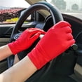 thumbnail image 3 of Cheers.US 1 Pair Women Summer UV Protection Gloves Touchscreen Driving Gloves Non-Slip Sun Protective Gloves, 3 of 4
