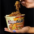 thumbnail image 3 of Nongshim Chapaguri Spicy Chajang Black Bean Sauce Ramyun Ramen Noodle Soup Cup, 4.02oz X 6 Count, 3 of 5