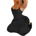 thumbnail image 4 of Femmes Élégantes Coupe Basse Bodycon Maxi Robe Sans Manches Robe de Cami Robe de Soirée Robe de Soirée Formelle, 4 of 5