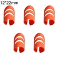 thumbnail image 2 of Flmtop 5Pcs Guitar Ukulele Plastic Thumb Finger Nail Fingertip Picks Protectors Set, 2 of 9