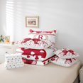 thumbnail image 6 of Castle Fairy Teens Adults Cartoon Bowtie Initial Alphabet R Bedding Comforter Set 7 Pieces,Dreamy Princess Bowknot Full Bedding Set Lightweight,Valentine's Day Love Heart Fitted Sheet Flat Sheet, 6 of 8
