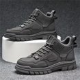 thumbnail image 6 of Mens Classic Work Boots Lace-up High Top Slip Resistant Lightweight Breathable Industrial & Construction Sneakers, 6 of 15