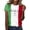 Red#9527, variant on BOOMNY Women's Short Sleeve T-Shirts Crew Neck Italian Day Graphic Tshirts Summer Tee Tops for Women