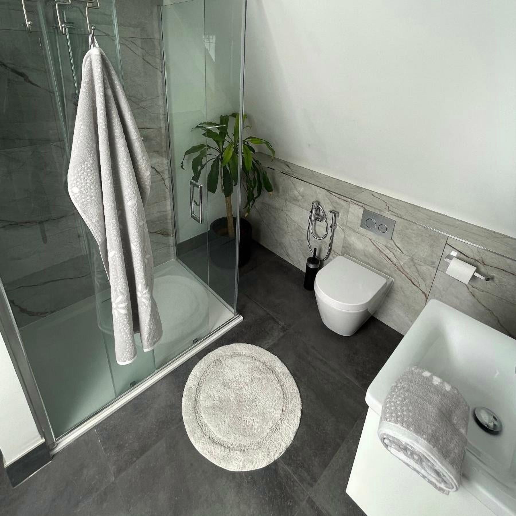 Marrakesh 100% Cotton Round Bath Mat