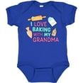 thumbnail image 3 of Inktastic I Love Baking with My Grandma Girls Baby Bodysuit, 3 of 5