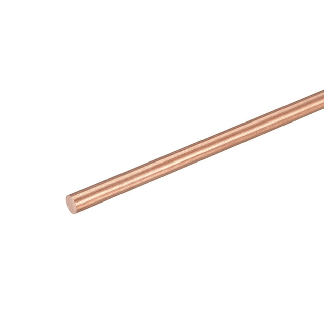 Unique Bargains 4mm Dia. 400mm Length Solid Copper Round Rod Lathe Bar Stock for DIY Craft