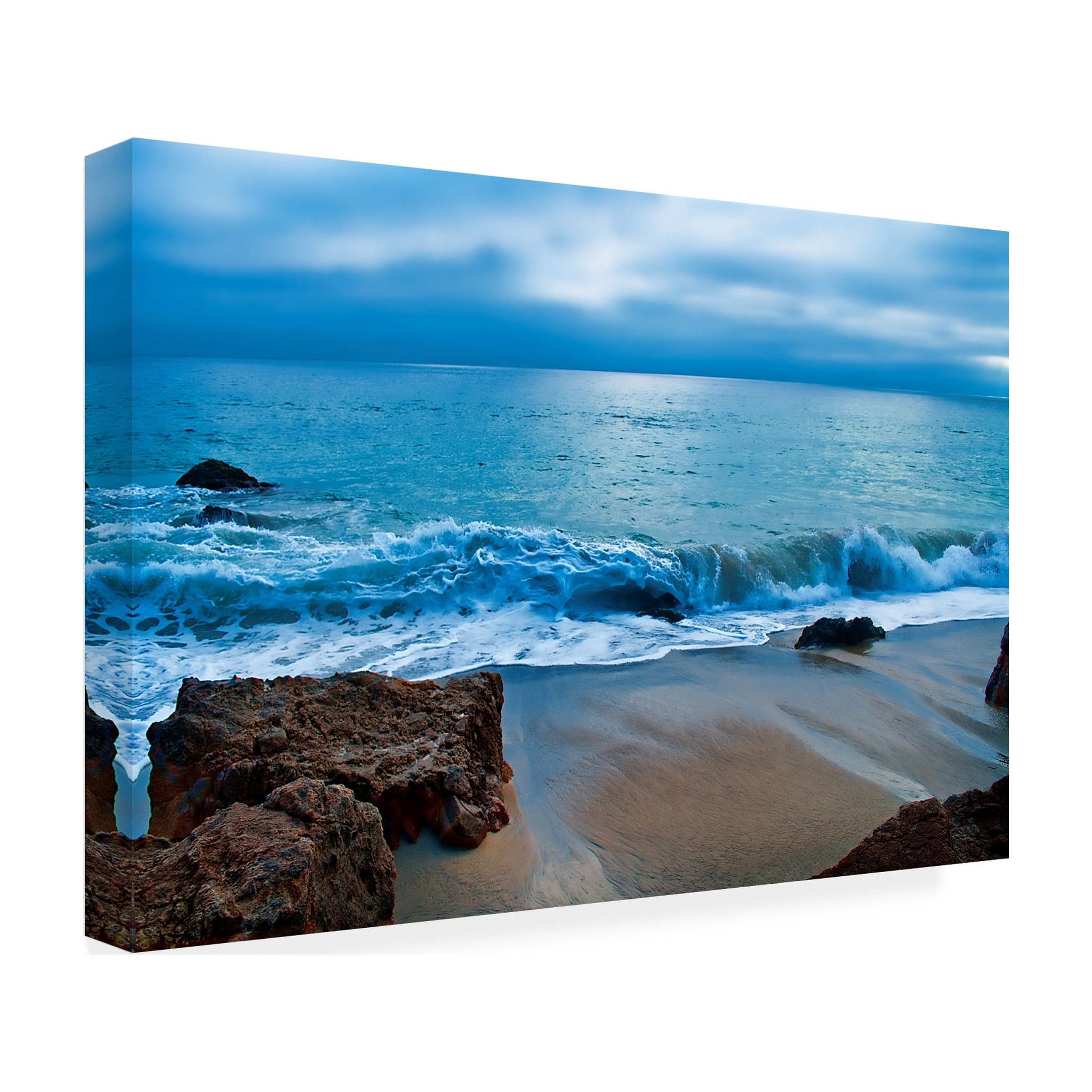 Trademark Fine Art 'Zuma Beach' Canvas Art by Lori Hutchison