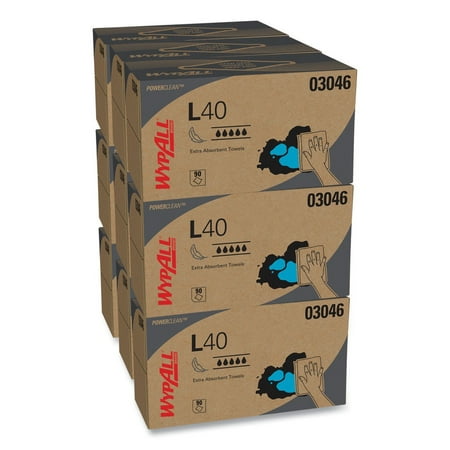 10.8 in. x 10 in. POP-UP Box L40 Towels - White (810/Carton)