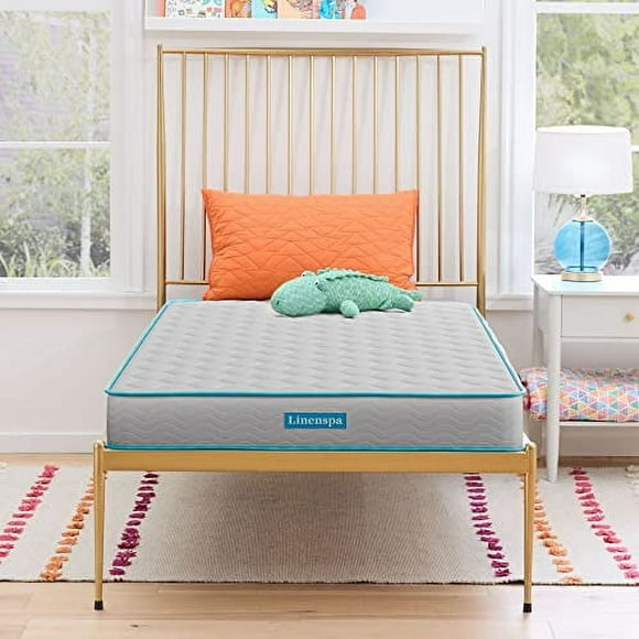 Linenspa Innerspring Mattress, White - Twin