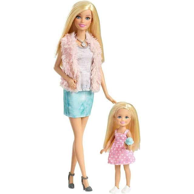 Barbie est ses soeurs – Ensemble de poupées Barbie et Chelsea