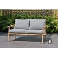 thumbnail image 2 of Amazonia Marin Teak 6 Pieces Patio Seating Set With Olefin Cushions, Seating Capacity: 6, 2 of 9