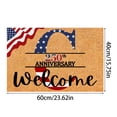 thumbnail image 3 of An A Z Letter Last Name Commemorating The 250th Anniversary Of The United States Rug A Celebration Of The 250th Anniversary Of Independence Day 40x60CM, 3 of 4