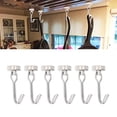 thumbnail image 3 of 6Pcs Swing  Hooks Small Light Stable Hooks Rack Easy to Move Outstanding Suction Small Size Rack for Organization, 3 of 8