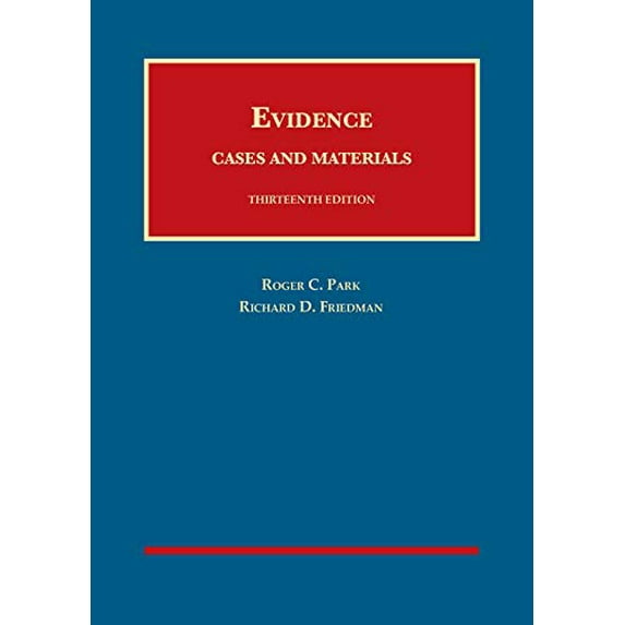 Pre-Owned Evidence, Cases and Materials (University Casebook Series) (Hardcover) 1634603427 9781634603423