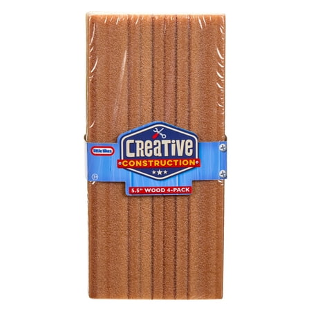Creative Construction- Wood 4 pk